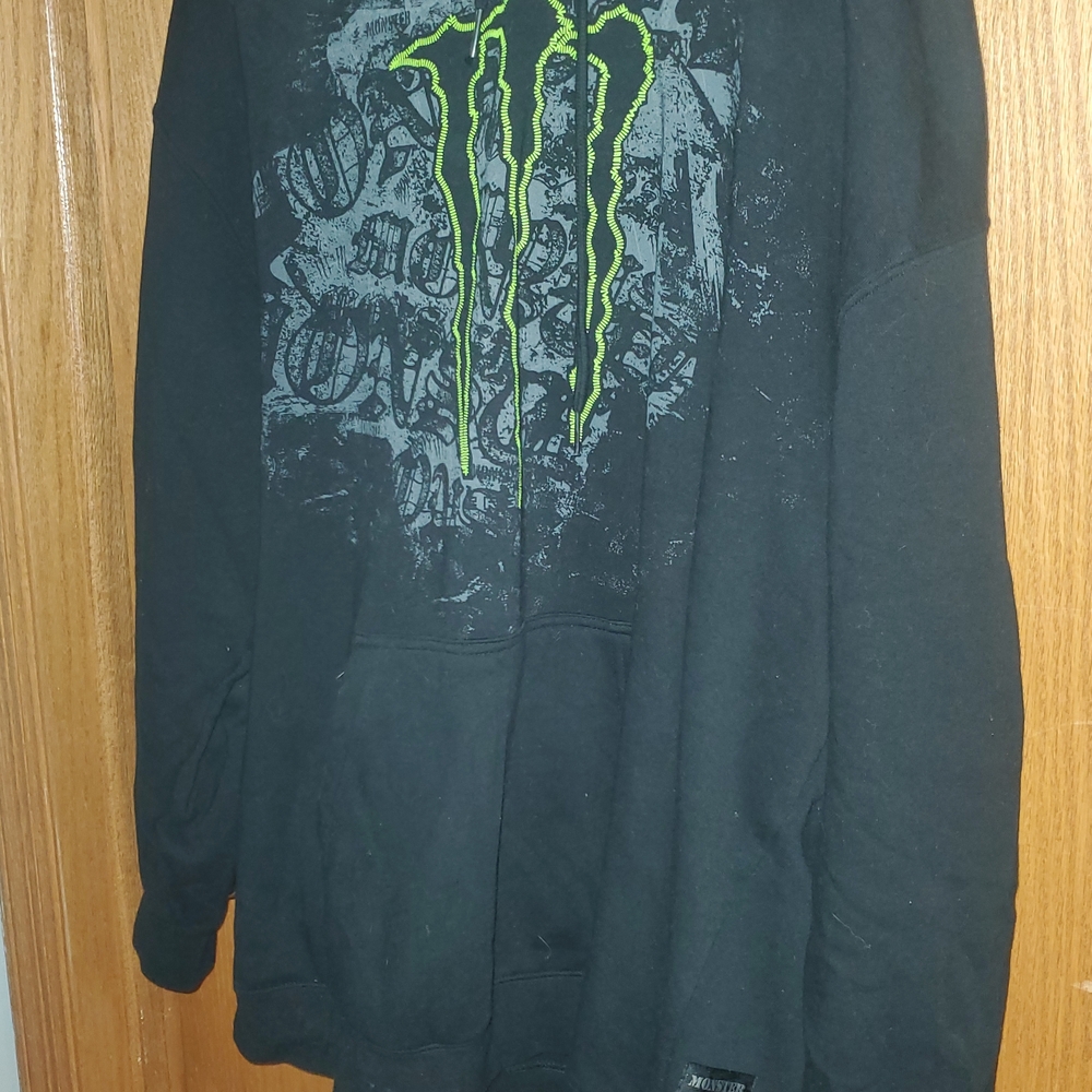 Limited Edition Monster Energy Black Hoodie Size XXL